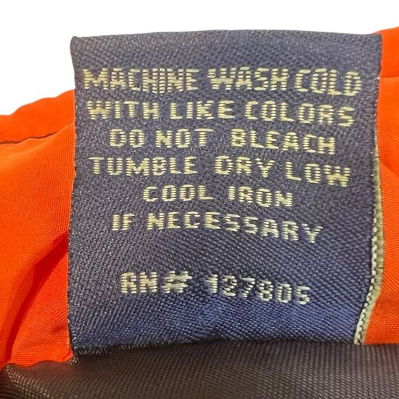 U.S. Polo Assn Toddler 2T Puffer Vest Orange Black Gray Colorblock Fall Layering - Picture 6 of 9